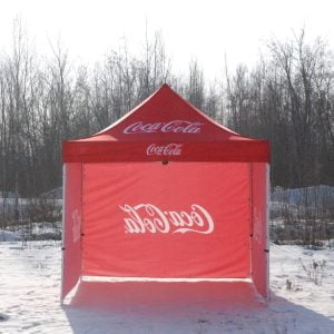 Namiot z nadrukiem reklamowym - Coca Cola