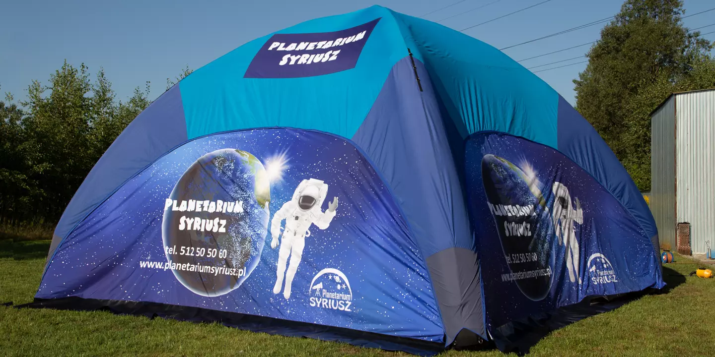 Kreatywny Namiot Reklamowy Planetarium